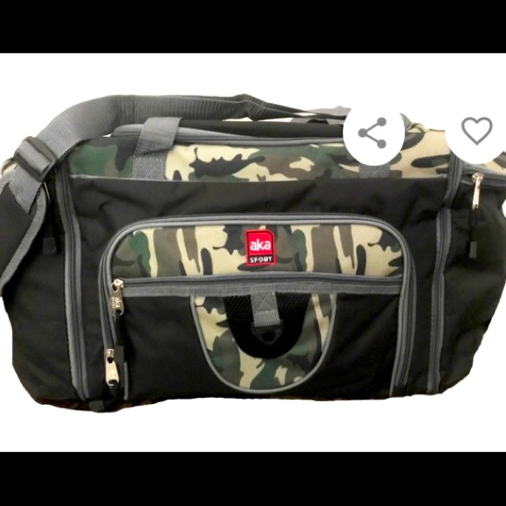 AKA Sport Expanding Duffle Bag, Camo. New!